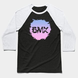 Grunge BMX Splatter for Men Women Kids & Bike Riders Baseball T-Shirt